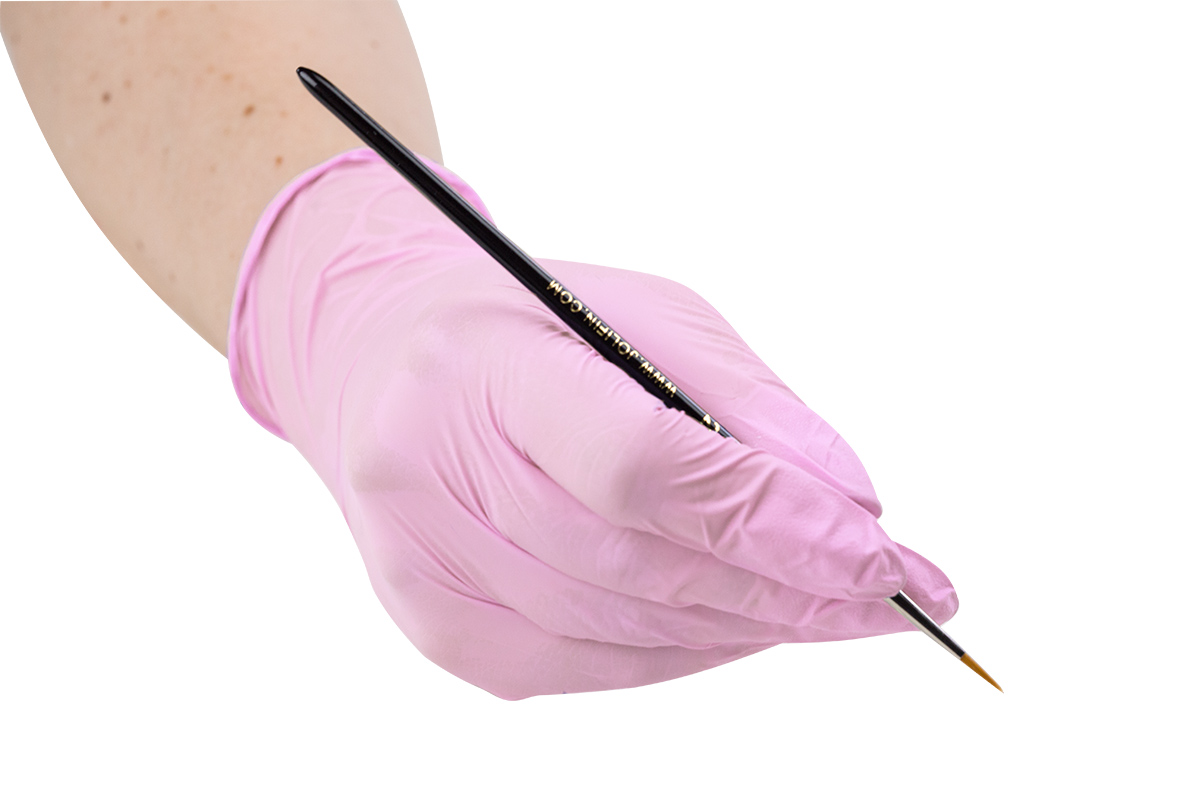 Nitrile gloves Pink Pearl size XS