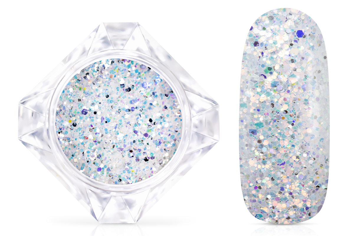 Jolifin Glossy Glitter - white