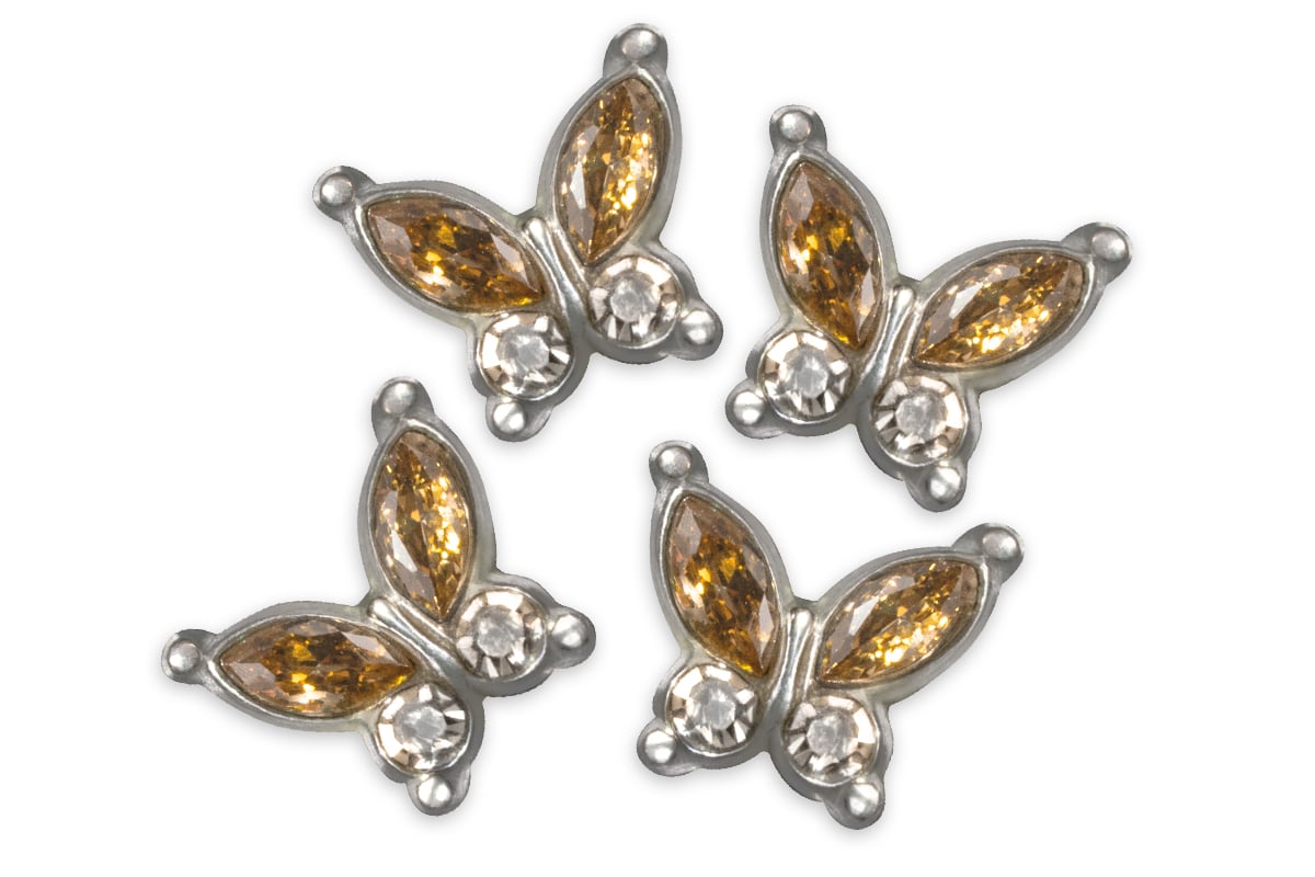 Jolifin Overlay Mini Schmetterlinge - apricot