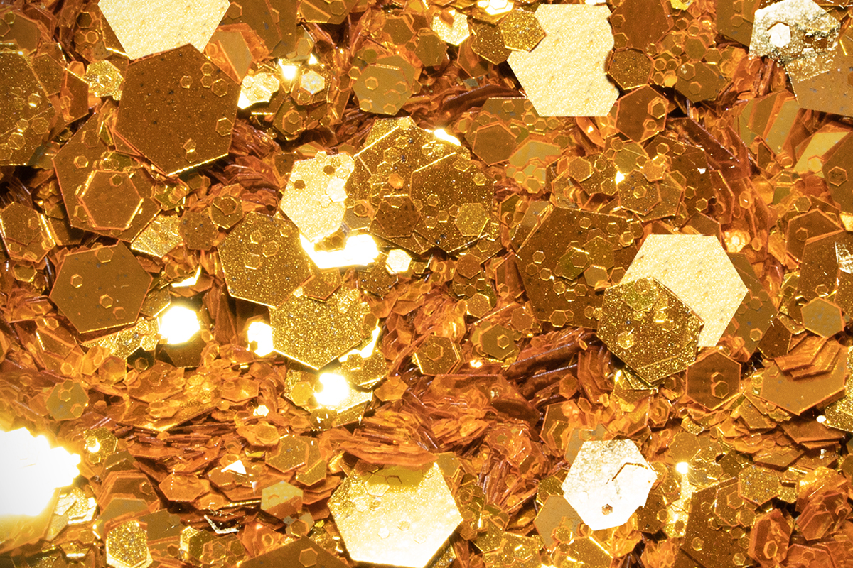Jolifin LAVENI Sparkle Glitter - pure amber