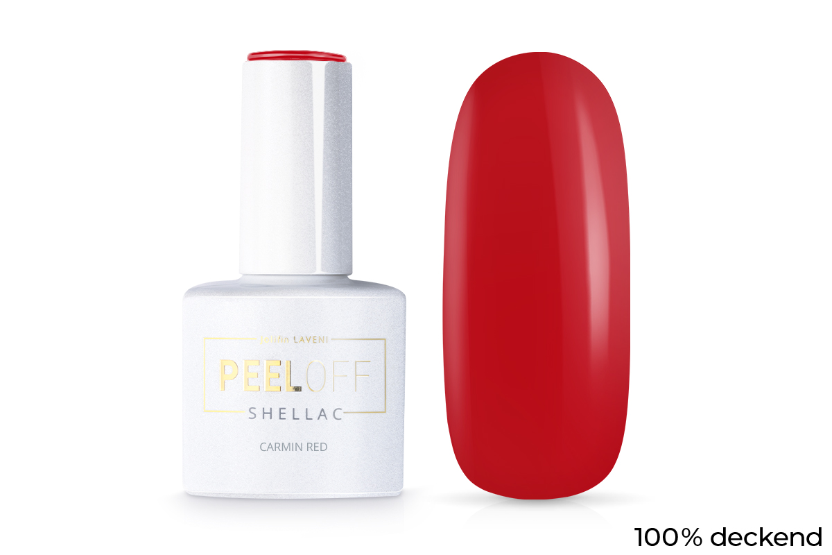 Jolifin LAVENI Shellac PeelOff - carmin red 10ml