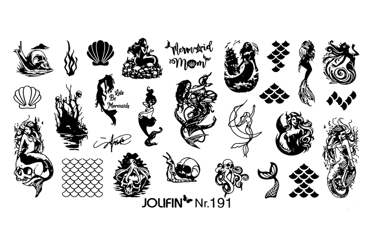 Jolifin Stamping stencil - No. 191