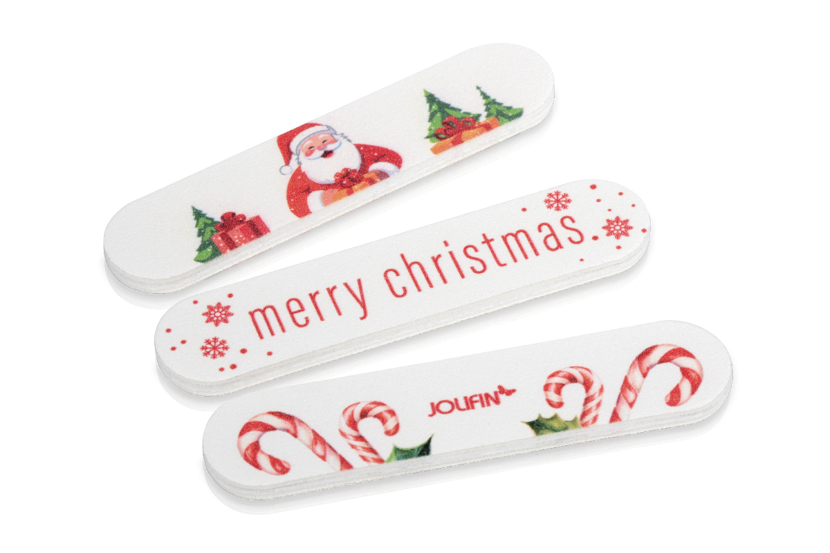 Jolifin file set - Christmas red 100/180