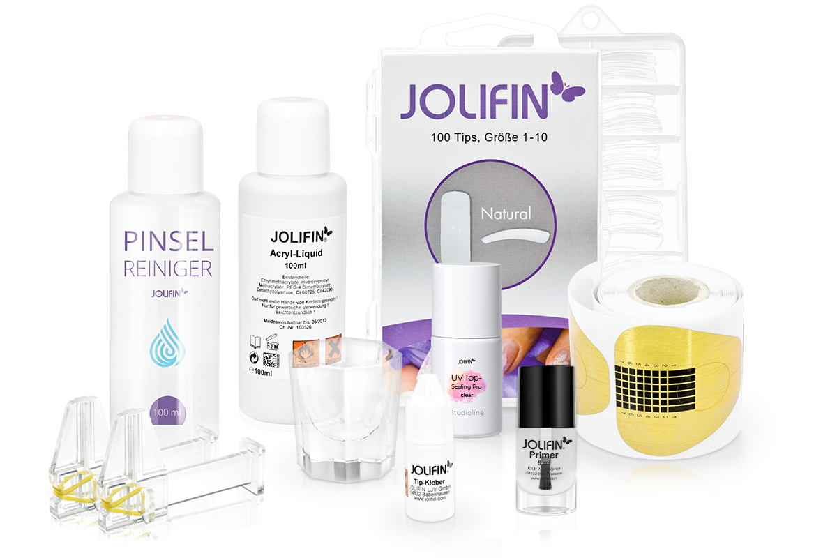 Jolifin Acryl Starter-Set - XXL - Luna Gerät & Fräser