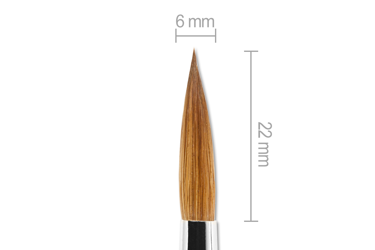 Acrylic brush size 8