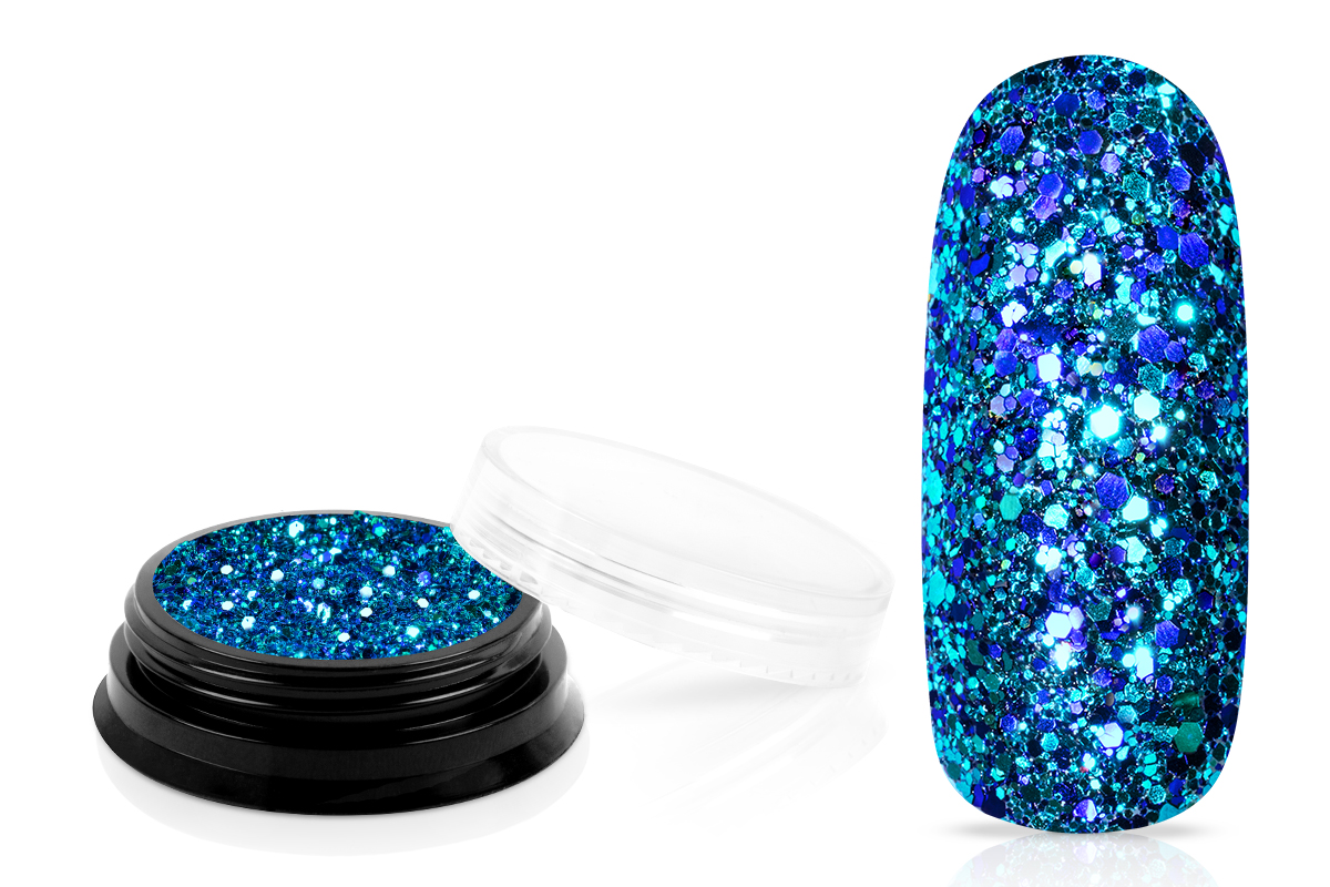 Jolifin LAVENI Luxury Glitter - turquoise blue
