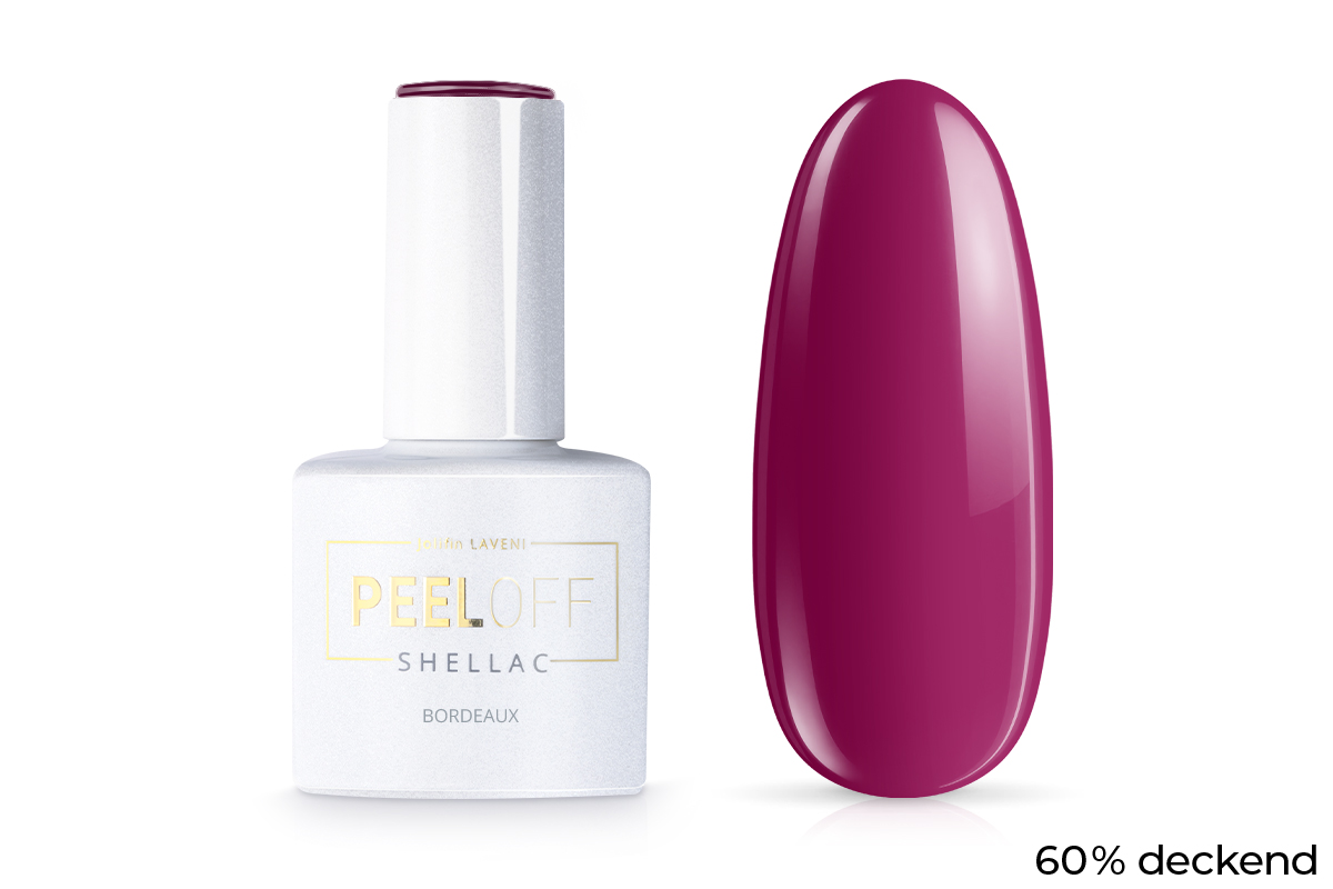 Jolifin LAVENI Shellac PeelOff - bordeaux 10ml