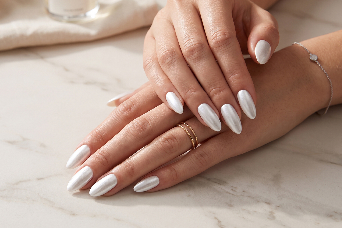 Jolifin Farbgel metallic white 5ml