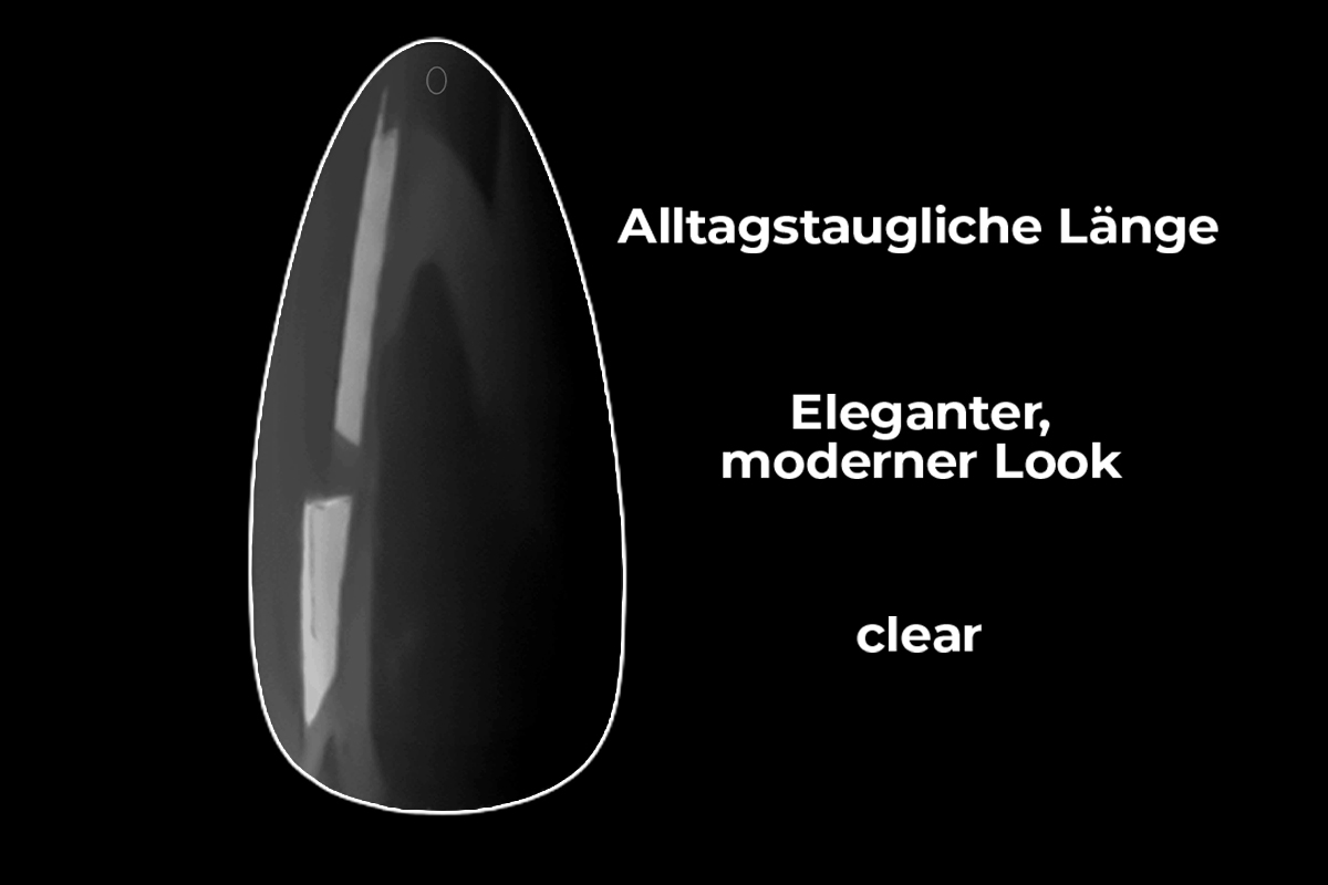 Jolifin 120 Tipbox Press-On oval almond