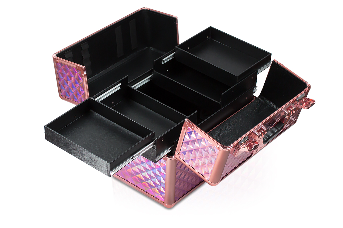 Jolifin Mobile Cosmetic Case - rosy hologram