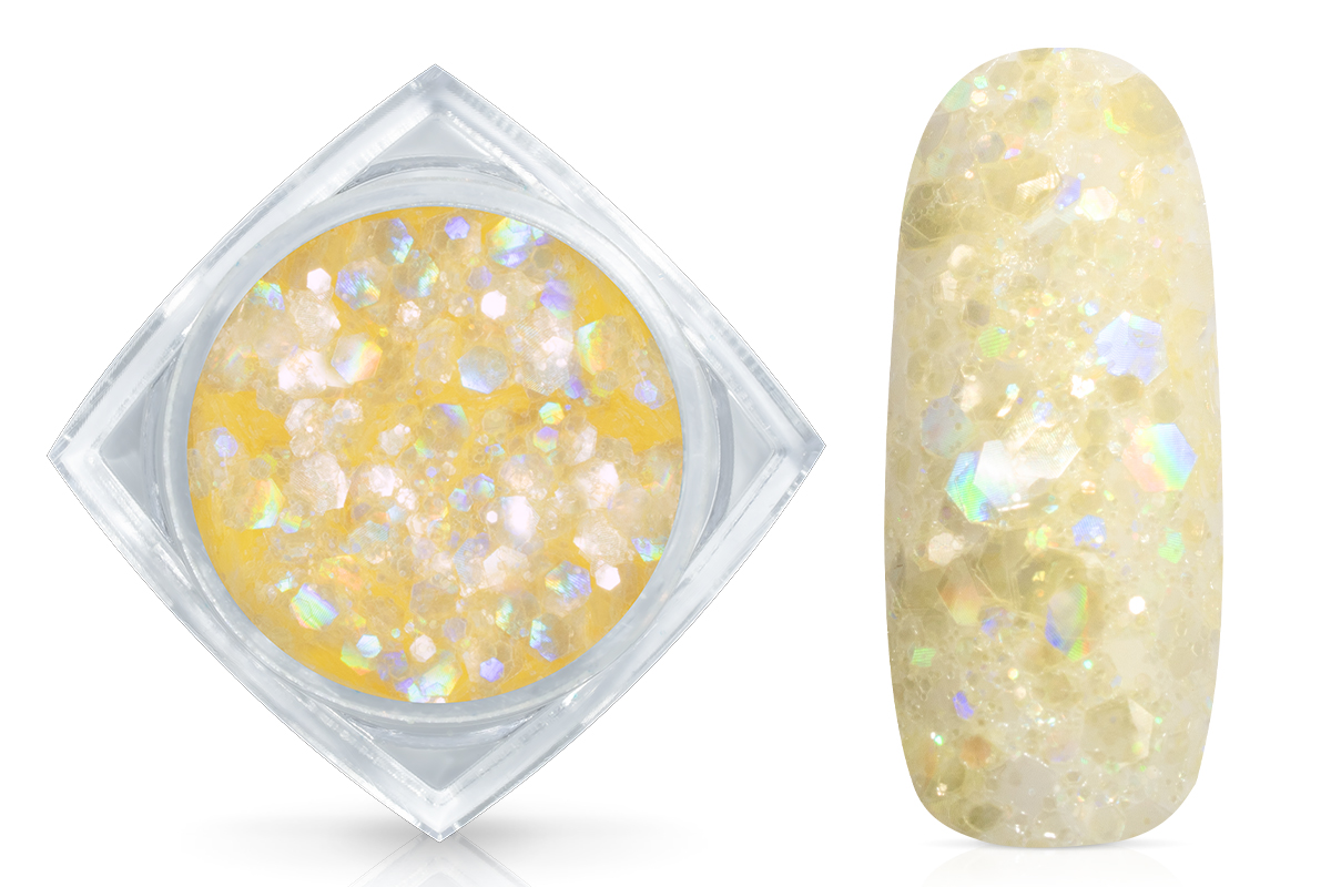 Jolifin Bio Illusion Glitter - yellow