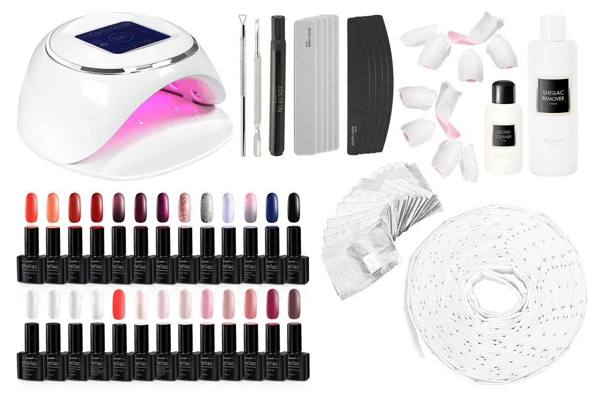 Jolifin LAVENI Shellac Starter-Set - XXL - Professional