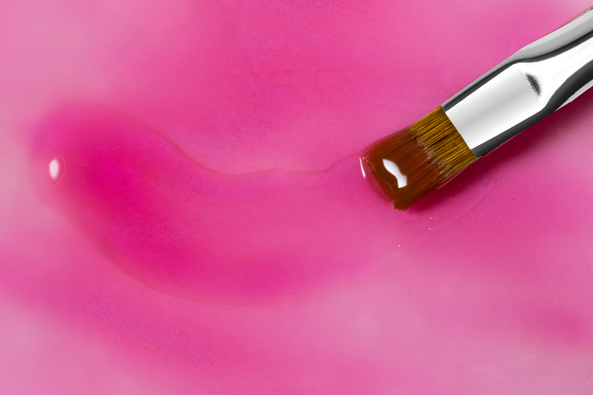Jolifin LAVENI glass gel - pink 5ml