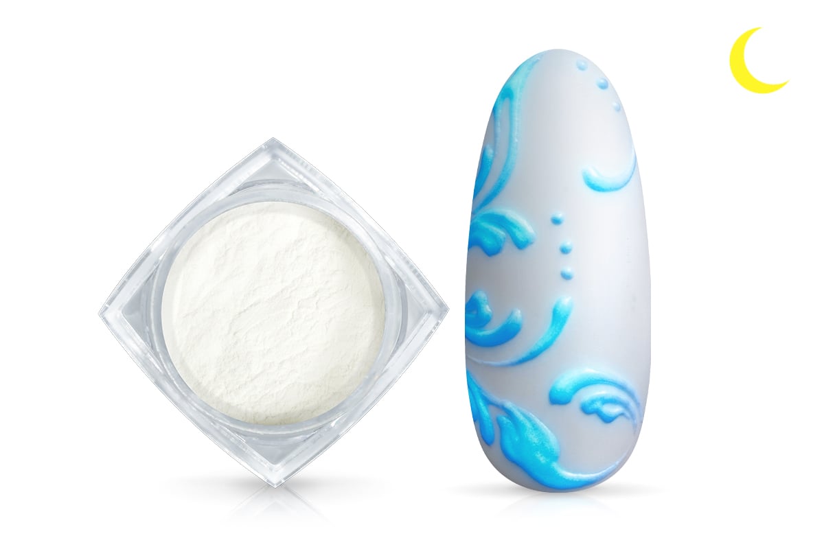 Jolifin LAVENI Nightshine Pigment - white-aqua