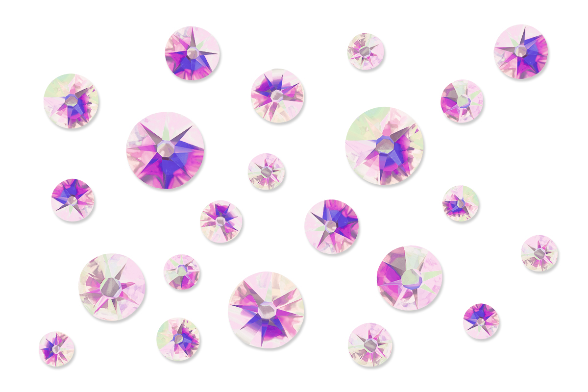 Jolifin LAVENI Rhinestone Display XL - opal rose