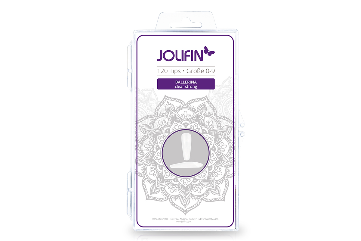 Jolifin 120er Tipbox Ballerina - clear strong