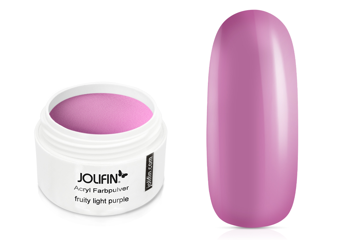 Jolifin acrylic colour powder - fruity light purple 5g