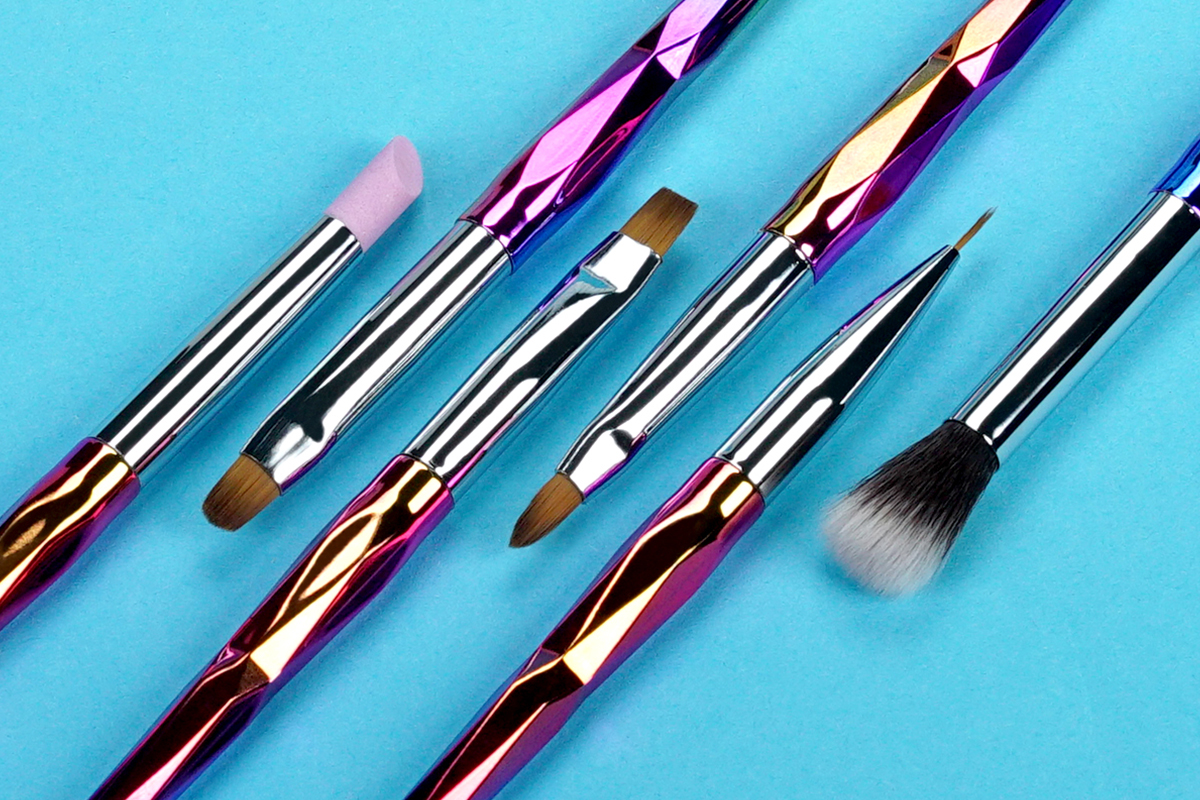 Jolifin Geometric Rainbow - Cuticle file & pusher