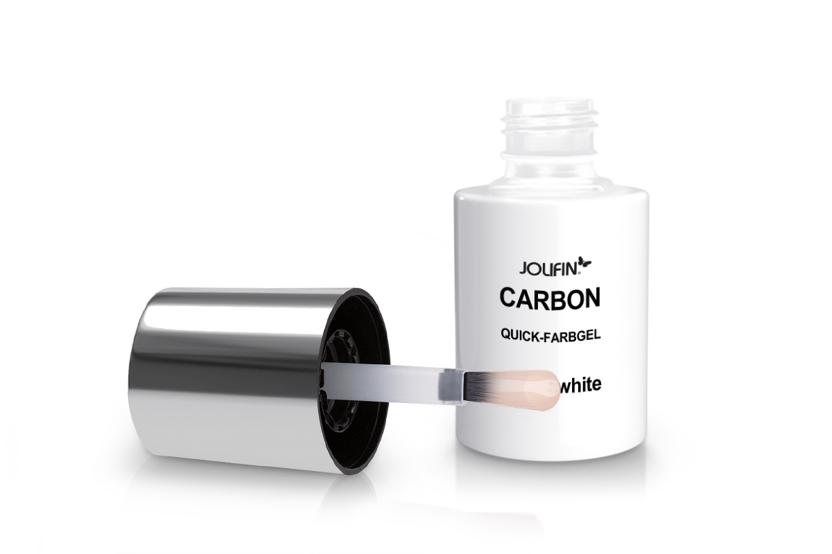 Jolifin Carbon Quick colour gel - cream white 11ml
