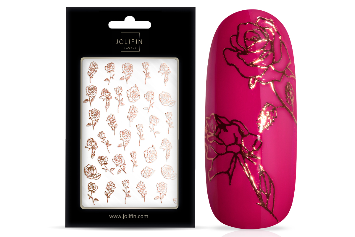 Jolifin LAVENI XL Sticker - rose gold no. 1