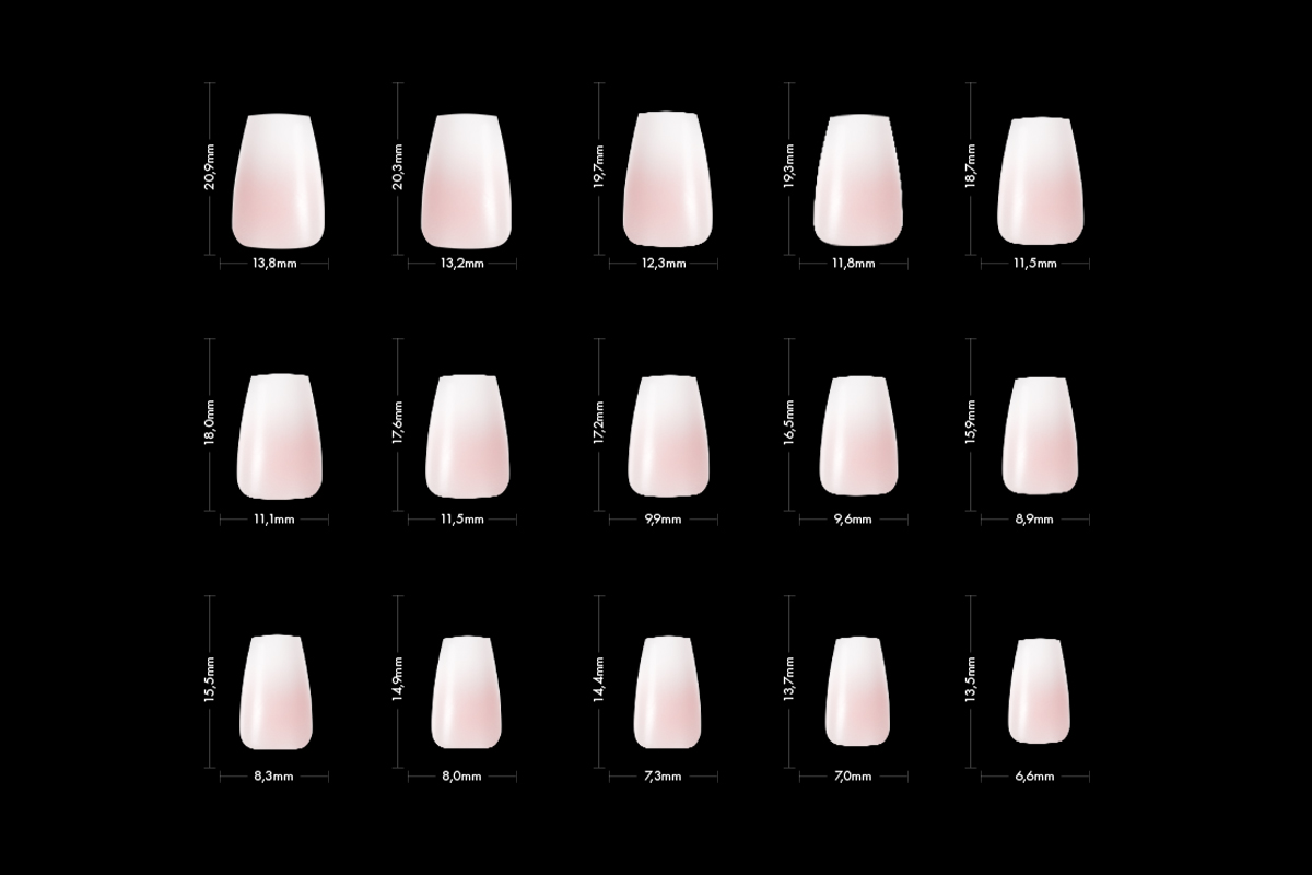 Jolifin 150er Tipbox Press-On Coffin - Babyboomer