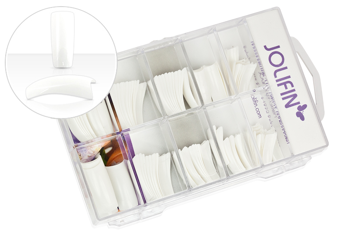 Jolifin 100 tip box - French white