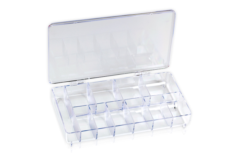 500 plexiglass tip box empty
