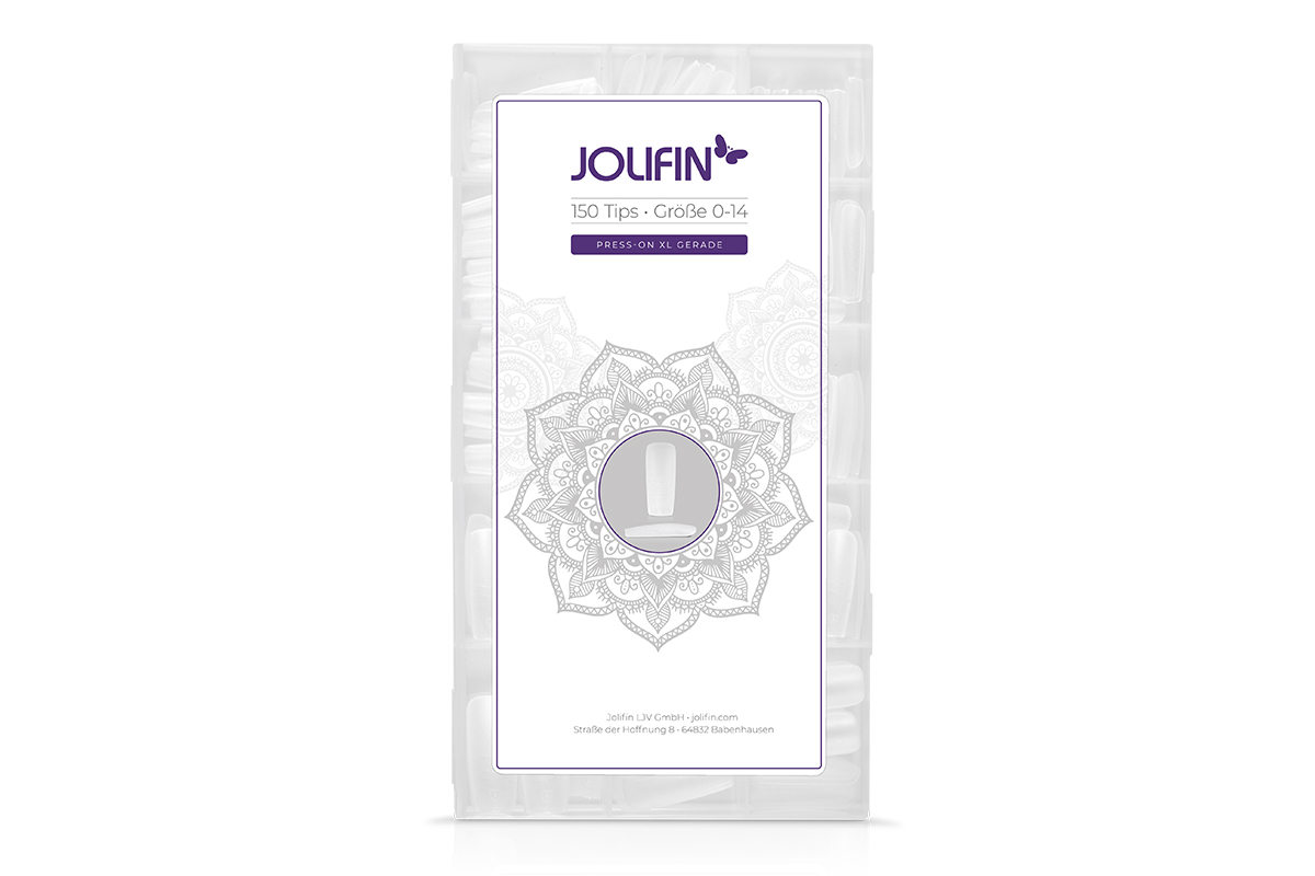 Jolifin 150 Tipbox Press-On - XL Straight