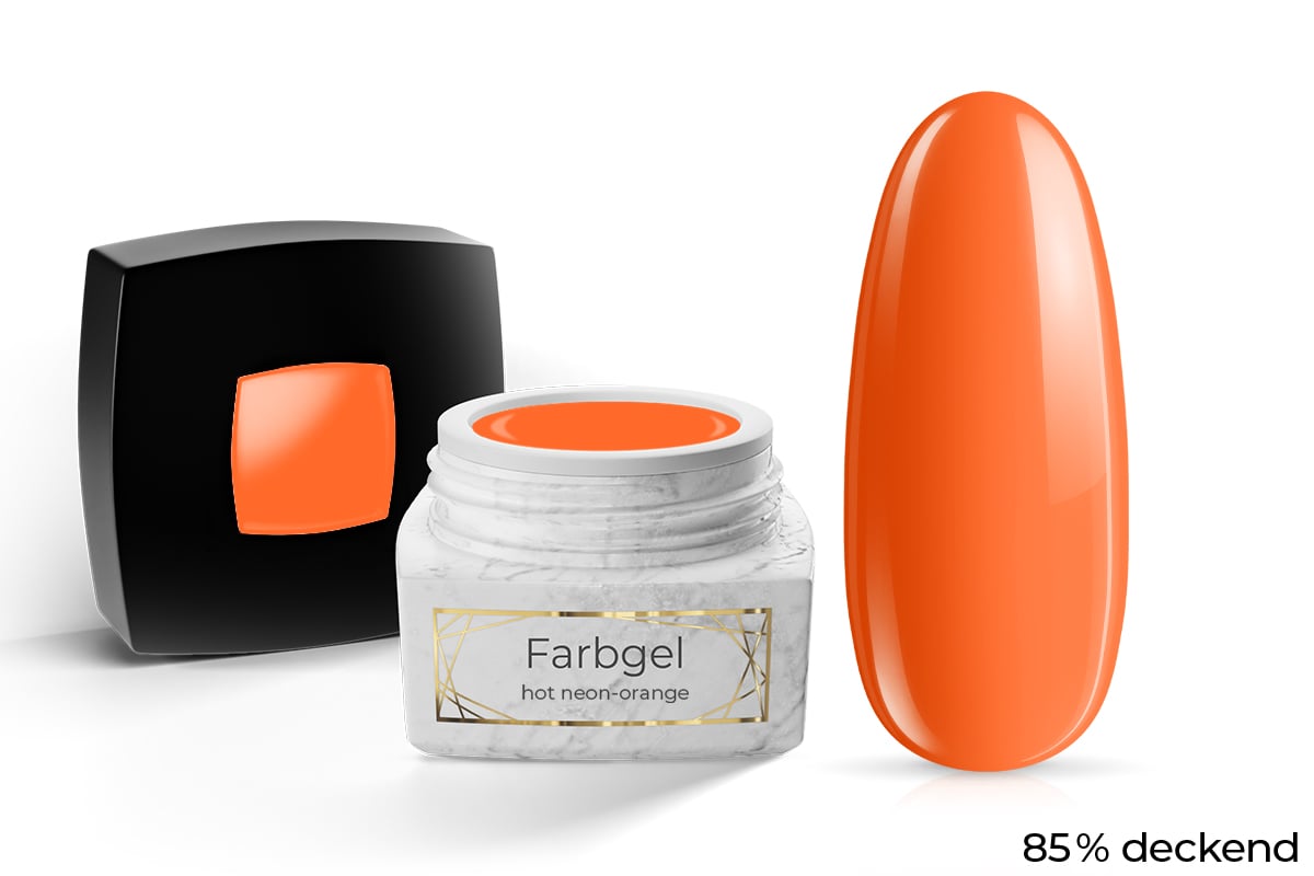 Jolifin LAVENI PRO Farbgel - hot neon-orange 5ml