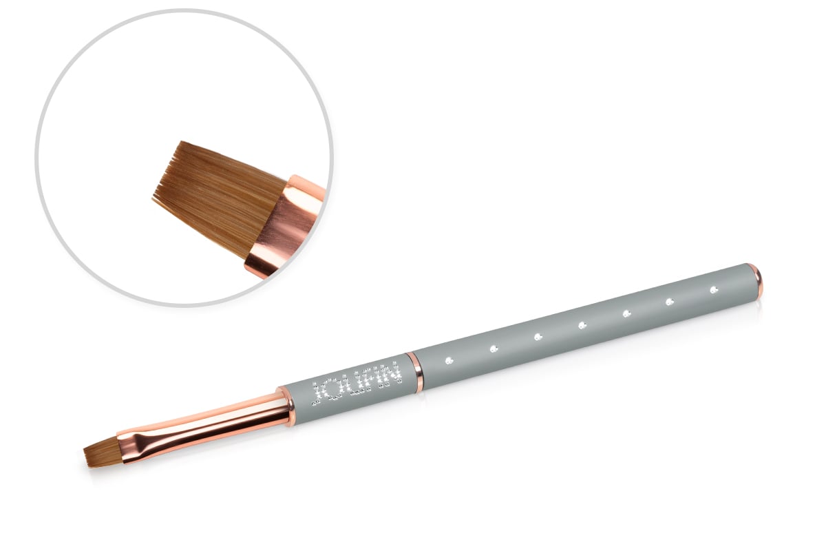 Jolifin Grey-Rosé Brush - straight size 4