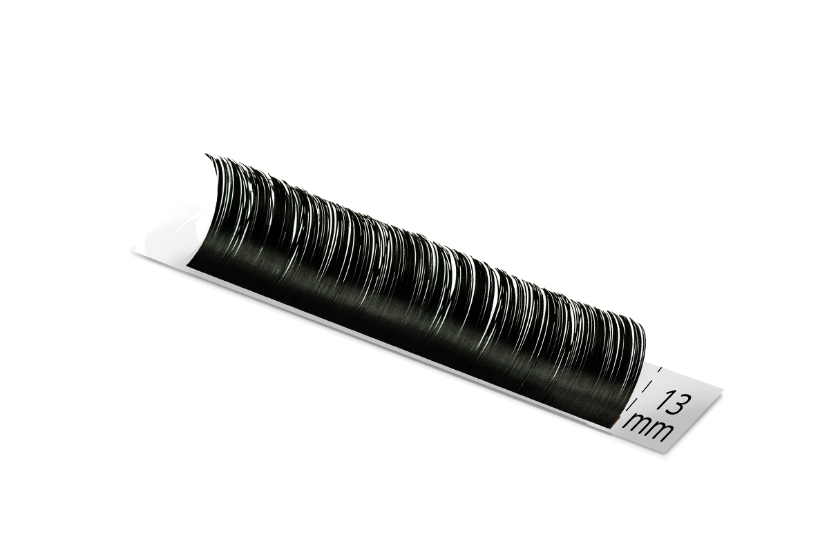 Jolifin Lashes - SingleBox Flat 13mm - 1:1 D-Curl 0,15