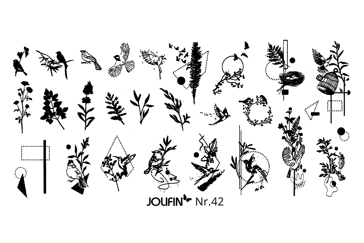 Jolifin Stamping Stencil No. 42