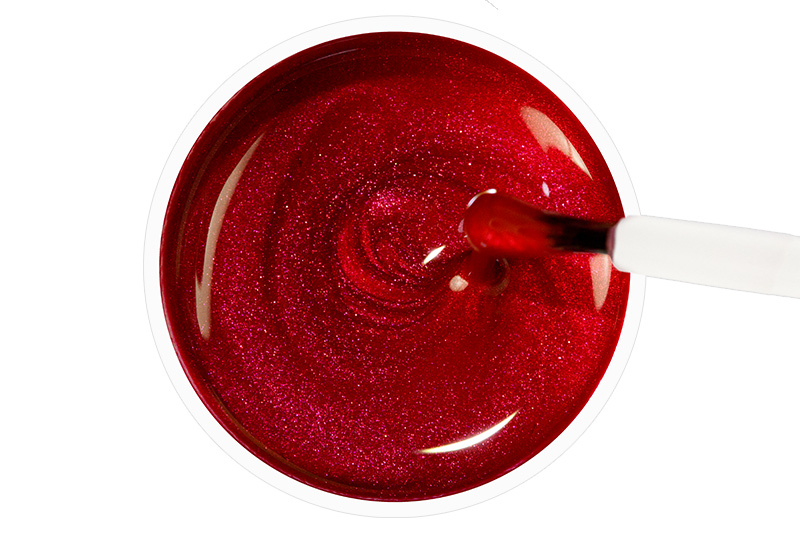 Jolifin Carbon Quick colour gel - metallic red 11ml