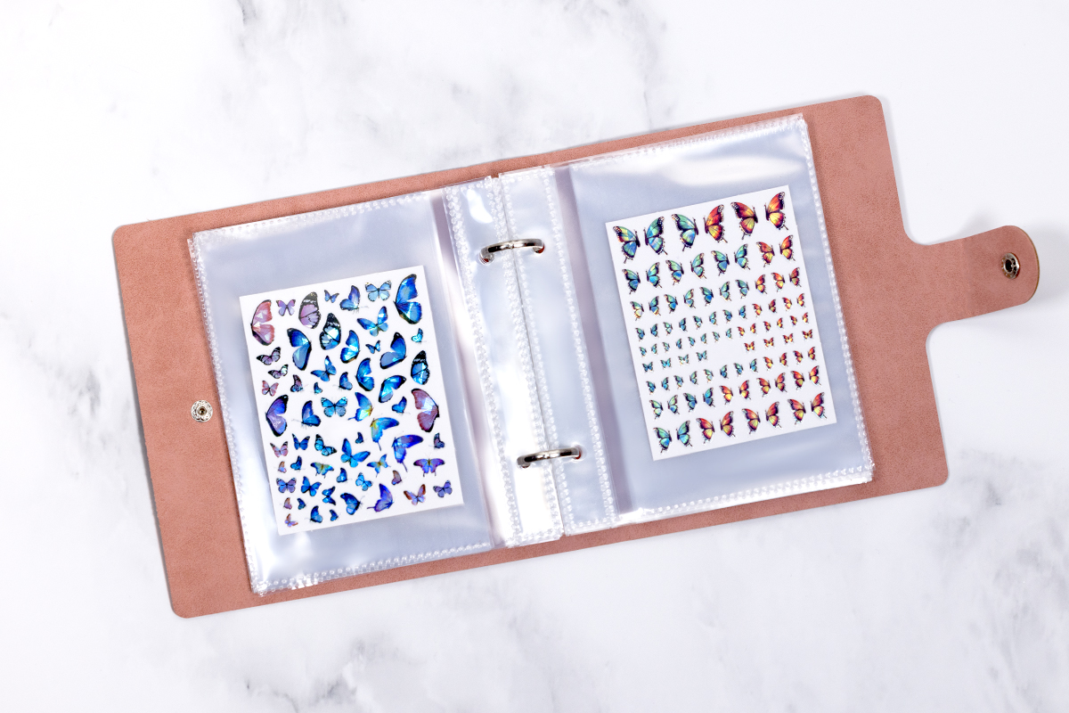 Jolifin storage for 50 XL stickers - 5 refill foils