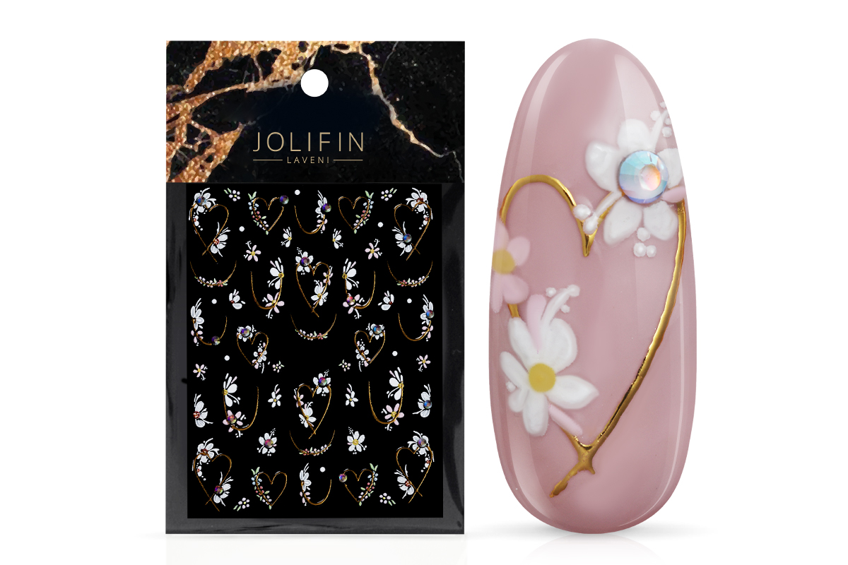 Jolifin LAVENI Strass-Sticker - Nr. 6