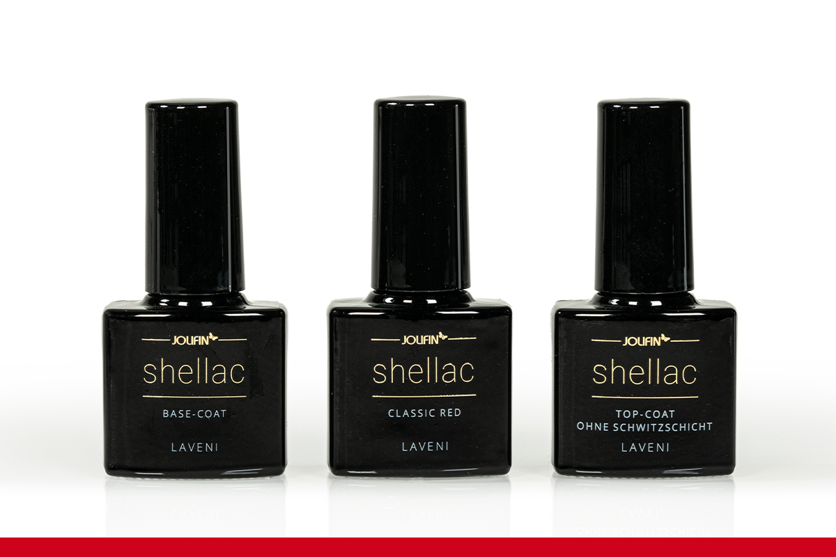 Jolifin LAVENI Shellac Starter Set - XS Basic Device