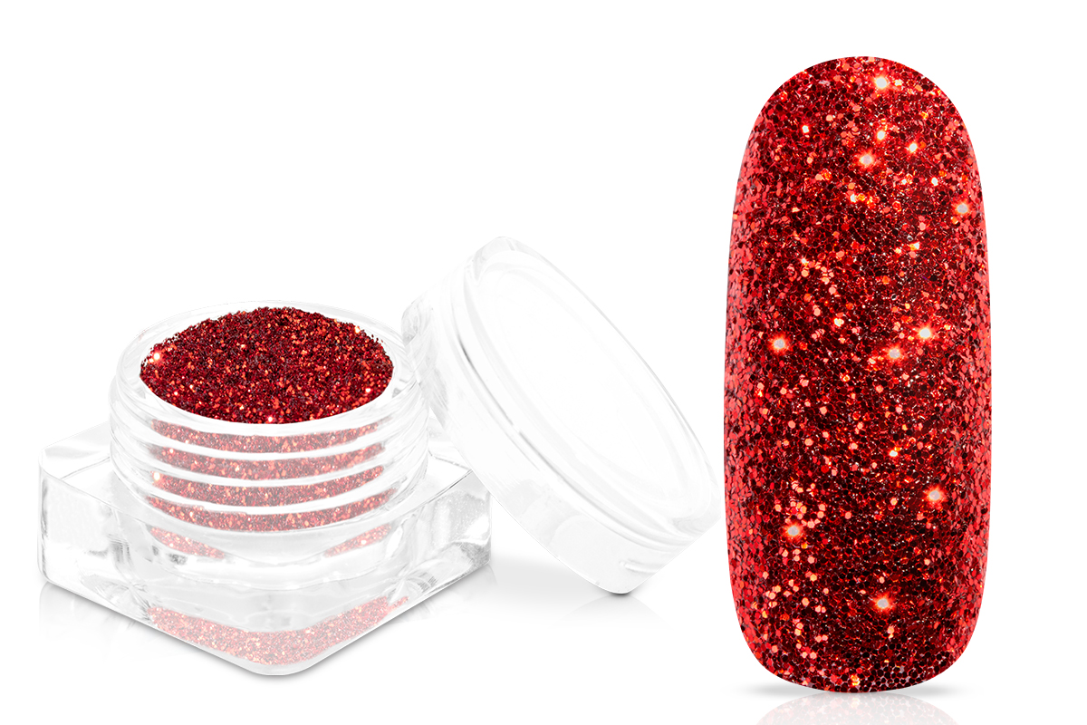 Jolifin Glitterpowder - raspberry