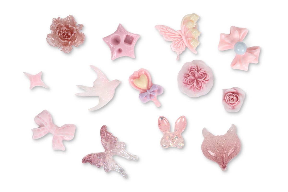 Jolifin Overlay Mix - pink 40Stk.