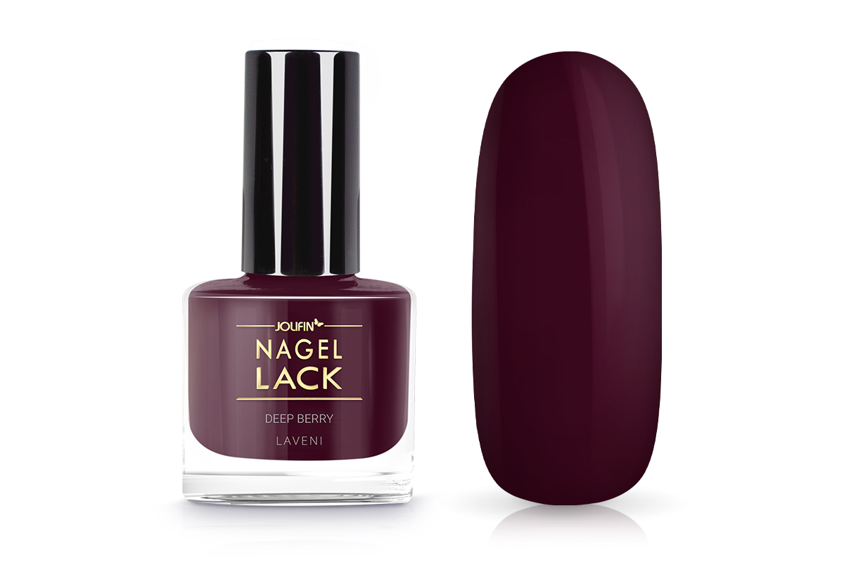 Jolifin LAVENI Nail Polish - deep berry 9ml