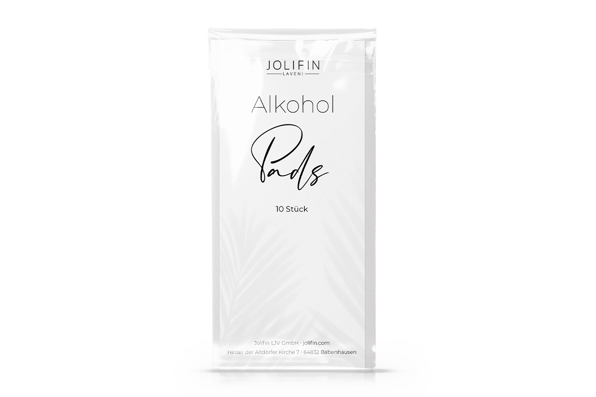 Jolifin LAVENI Alkoholpads - 10 Stück