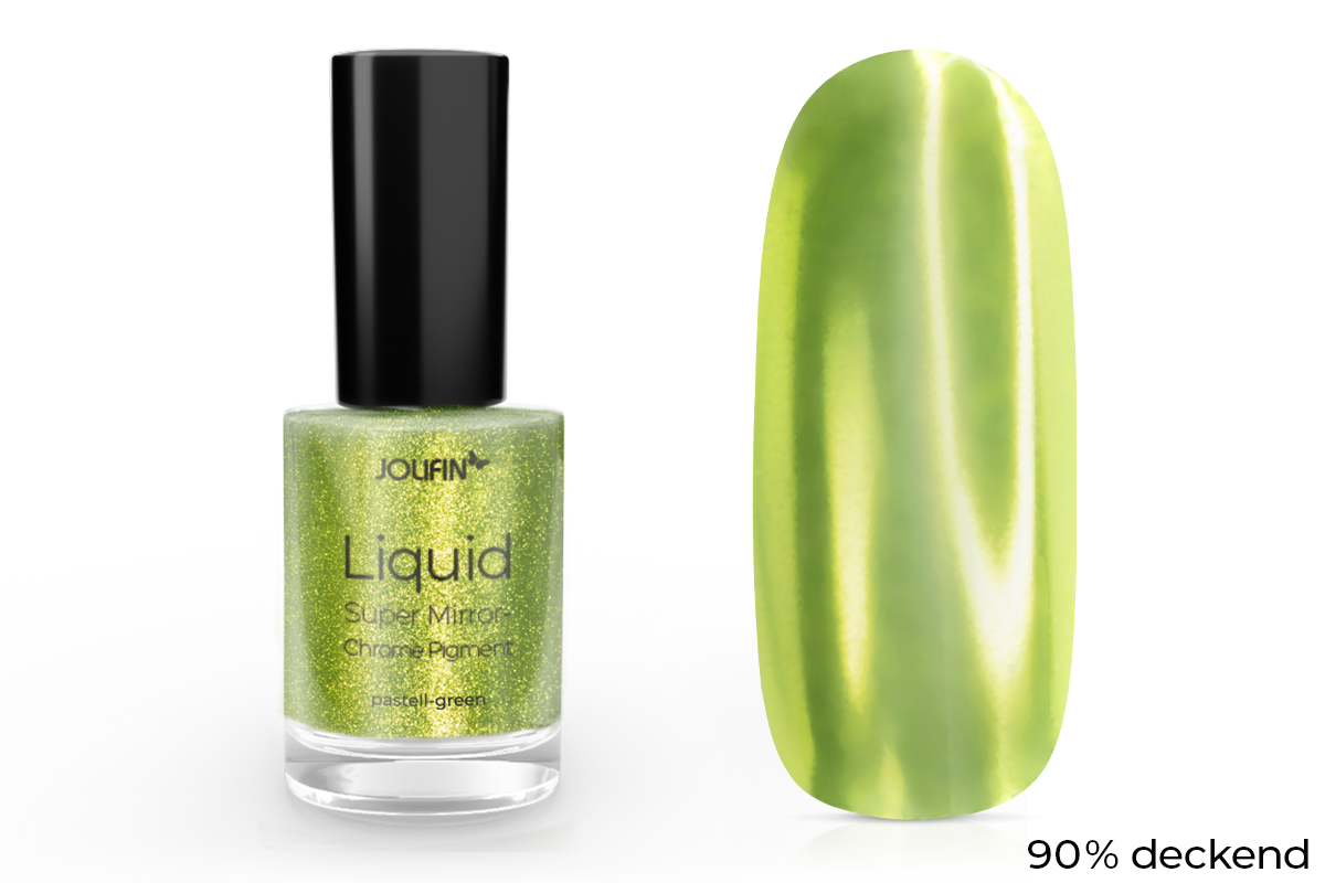 Jolifin Liquid Super Mirror-Chrome Pigment - pastel-green 6ml