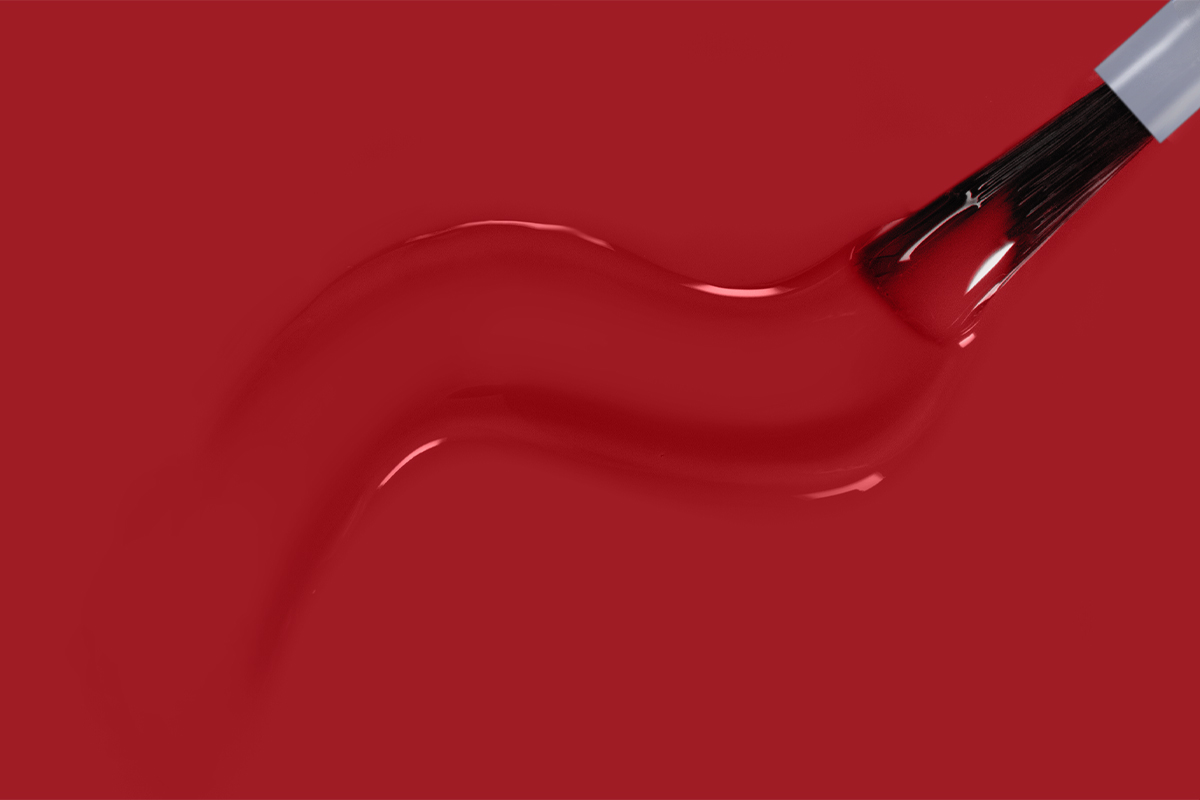 Jolifin LAVENI Shellac - cozy red 10ml