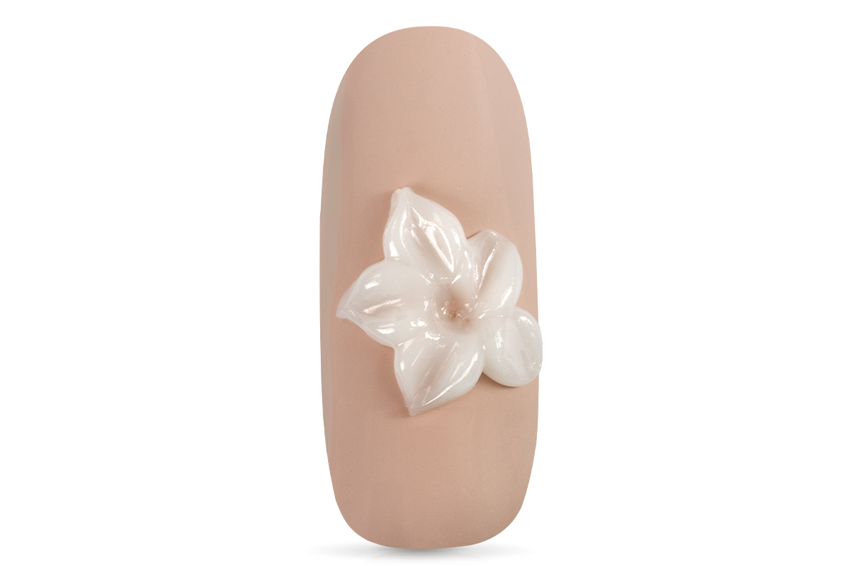 Jolifin Aurora Brush white - 3D & 4D Gel 2in1 Applicator