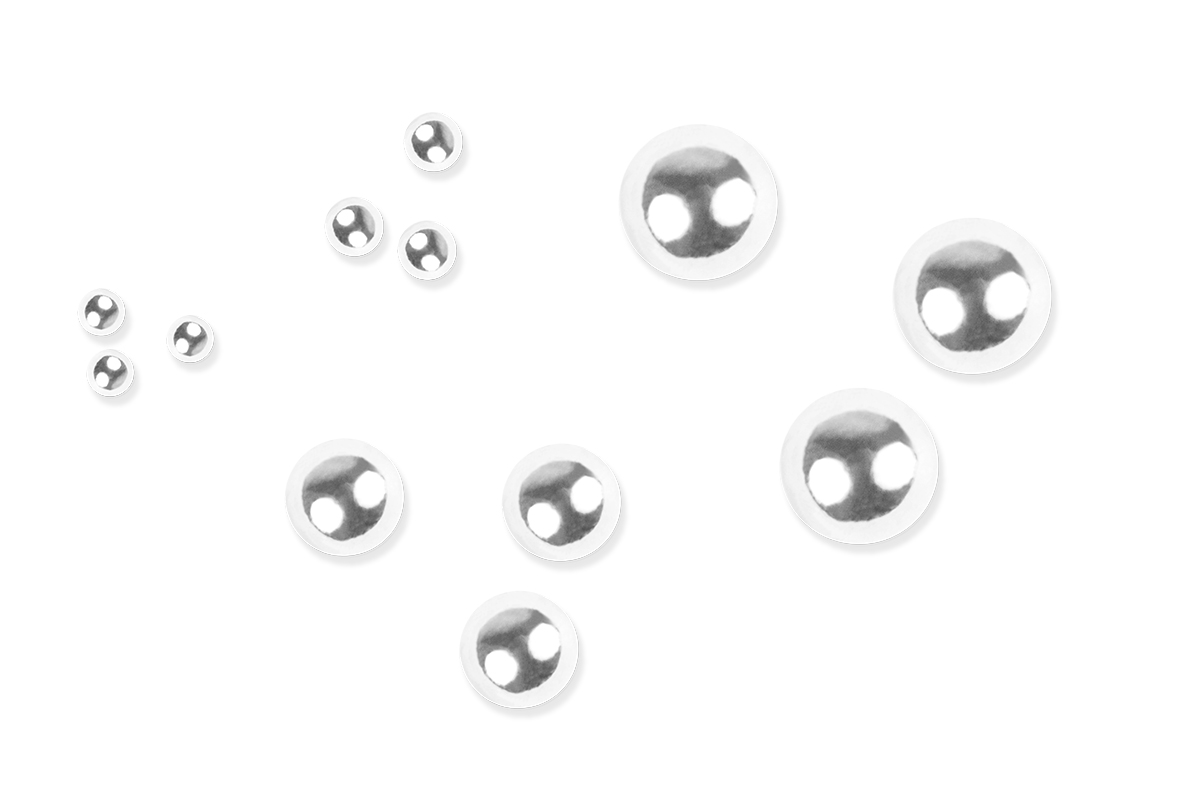 Jolifin LAVENI pearl display - silver