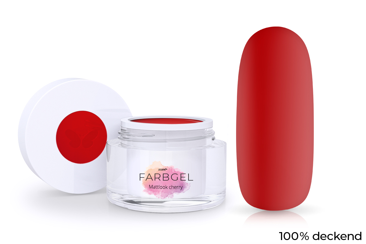 Jolifin Mattlook Farbgel cherry 5ml