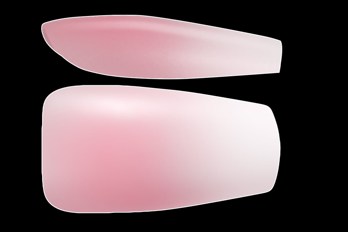 Jolifin 150er Tipbox Press-On Coffin - Babyboomer rosé