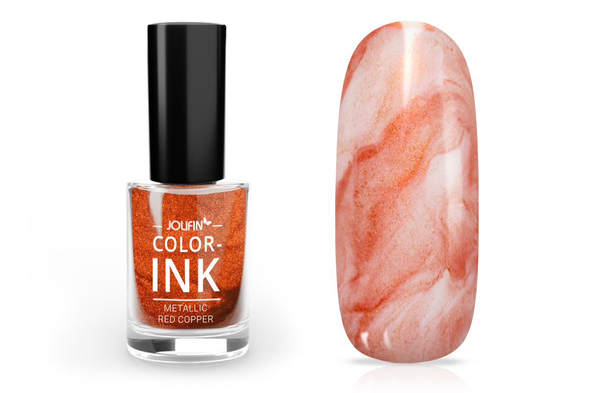 Jolifin Color-Ink - metallic red copper 6ml