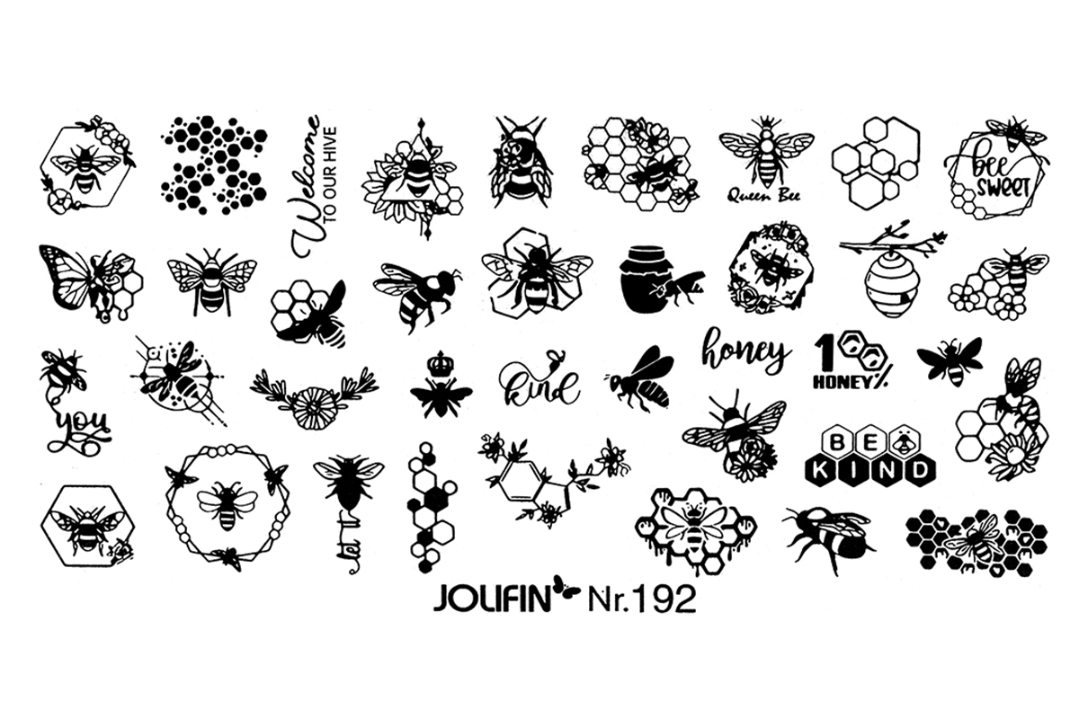 Jolifin Stamping stencil - No. 192