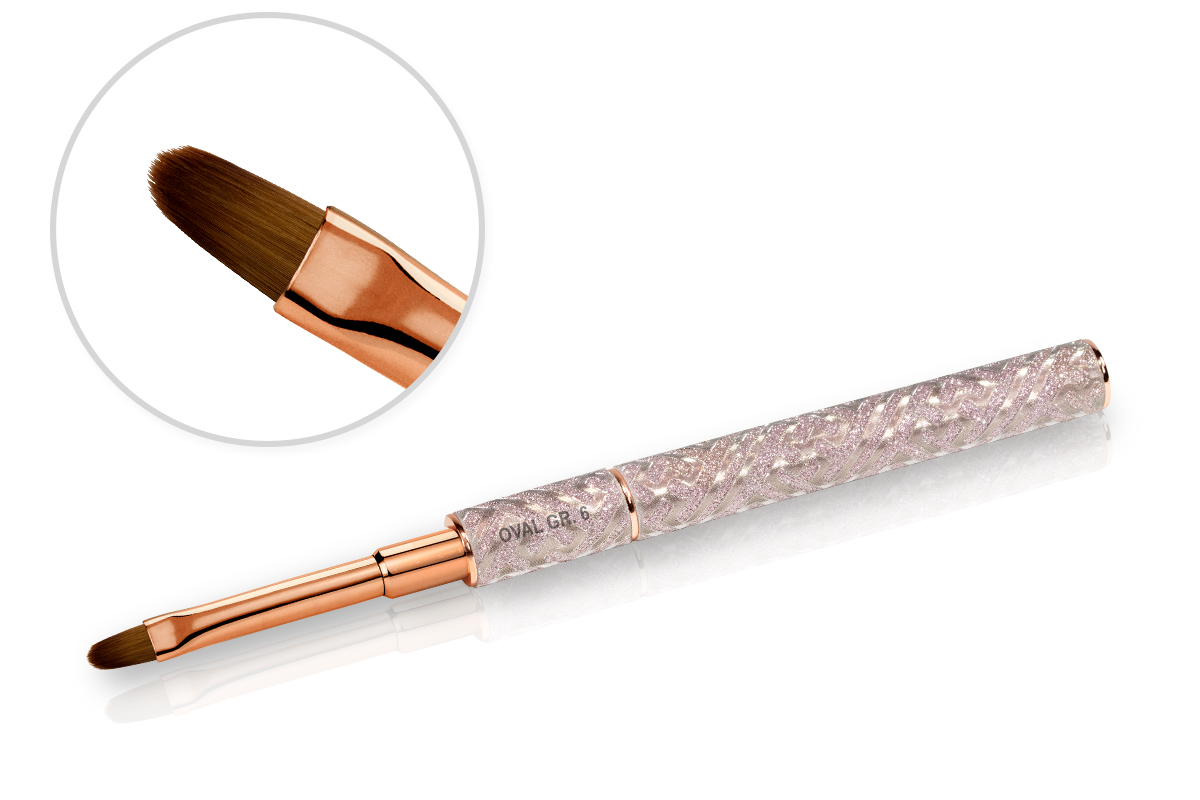 Jolifin FlashOn Pinsel - oval Gr. 6