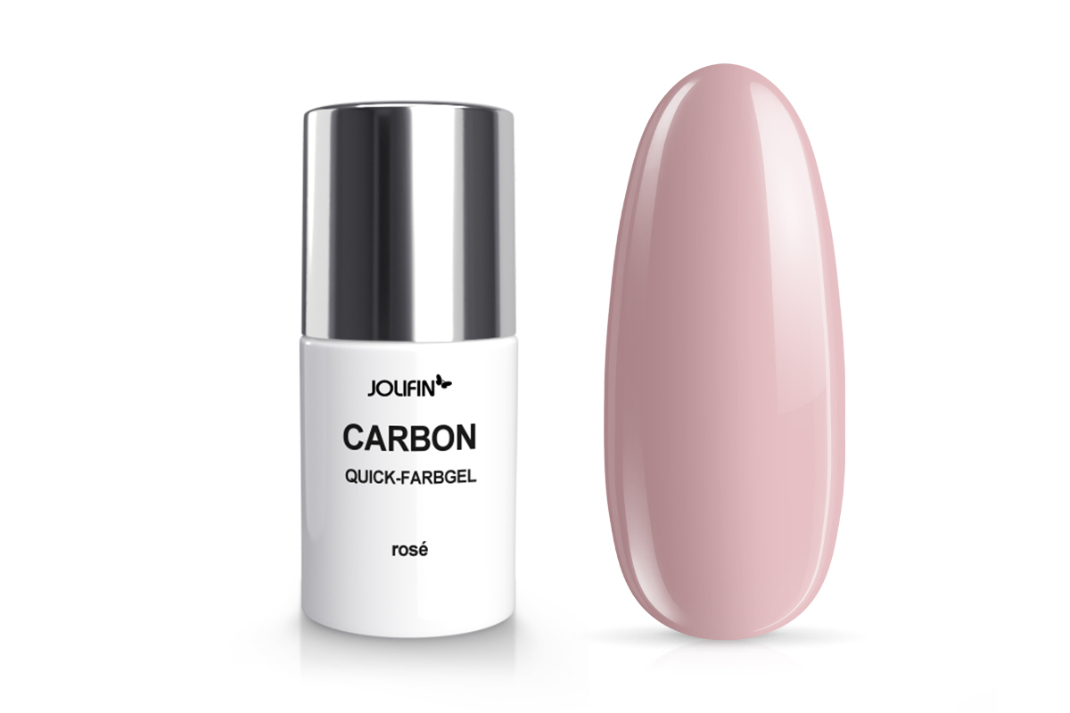 Jolifin Carbon Quick-Farbgel - rosé 11ml